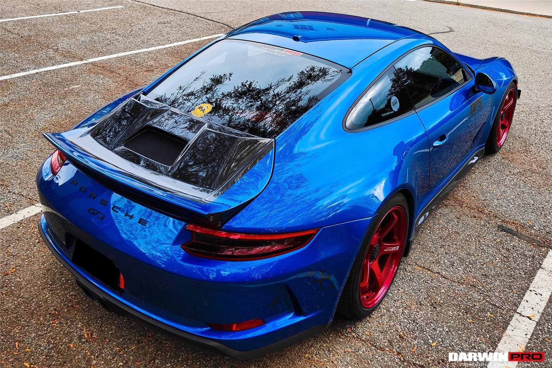 2017 - 2019 Porsche 911 991.2 GT3 Only GT2RS Style Ducktail Spoiler with LED Light